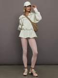 aSMC Peplum Hoodie - Almond Milk-Smc