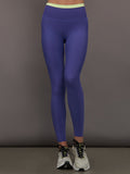 Contrast Waistband Legging in Melt - Future Dusk / Matcha