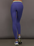 Contrast Waistband Legging in Melt - Future Dusk / Matcha