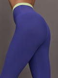 Contrast Waistband Legging in Melt - Future Dusk / Matcha