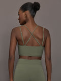 Strappy Bra in Melt - Moss