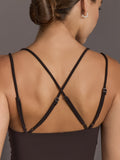 Strappy Tank in Melt - Chocolate Torte