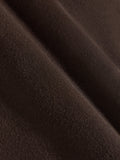 Crew Neck Sweatshirt in French Terry - Chocolate Torte