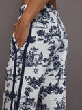 Toile Track Pant - Navy Toile