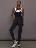Jogger in Soft Luxe - Heather Black