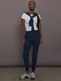 Jogger in Soft Luxe - Heather Navy Blazer