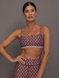 Firefly Hutton Scoop Bra - Floral